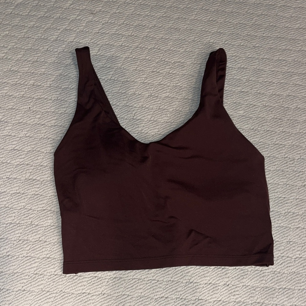 Aerie Rich Brown Active Top